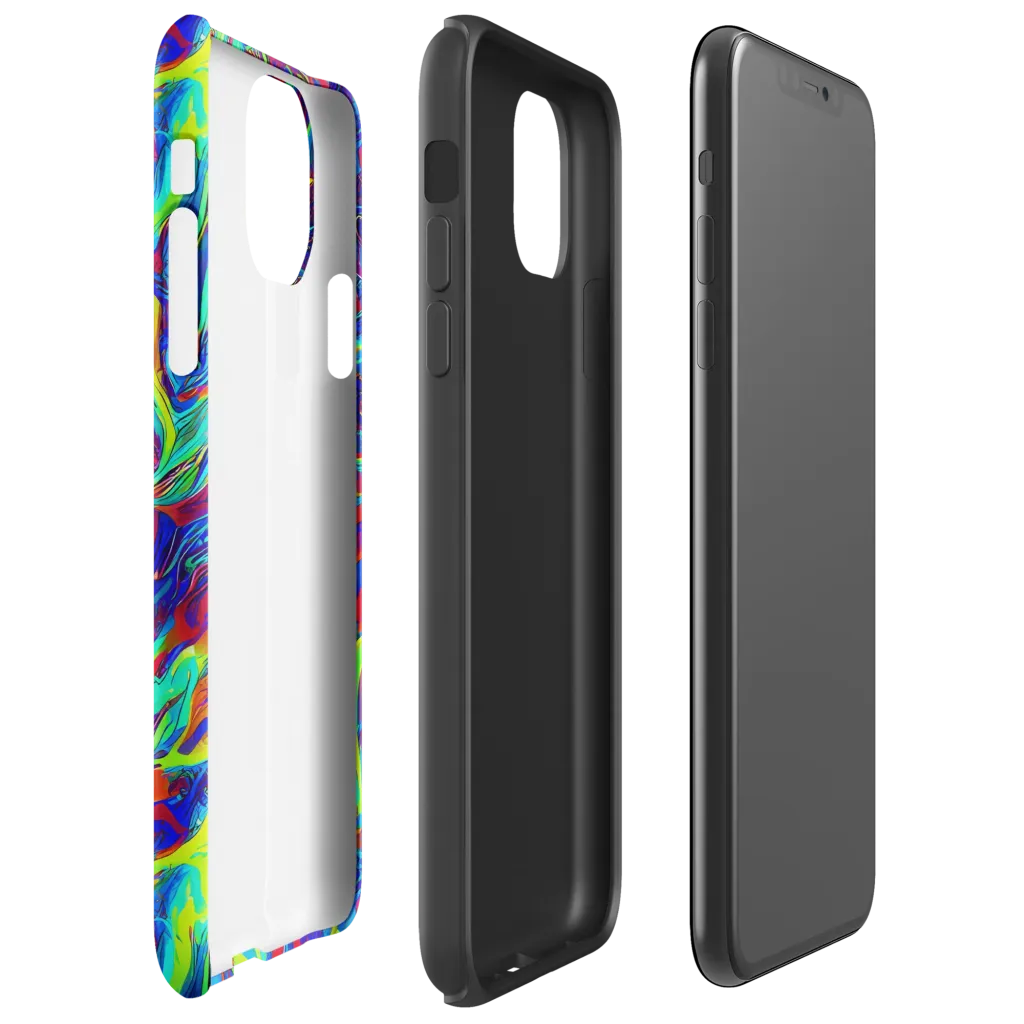 Voltage Marbling on Tough Case for iPhone® — Right