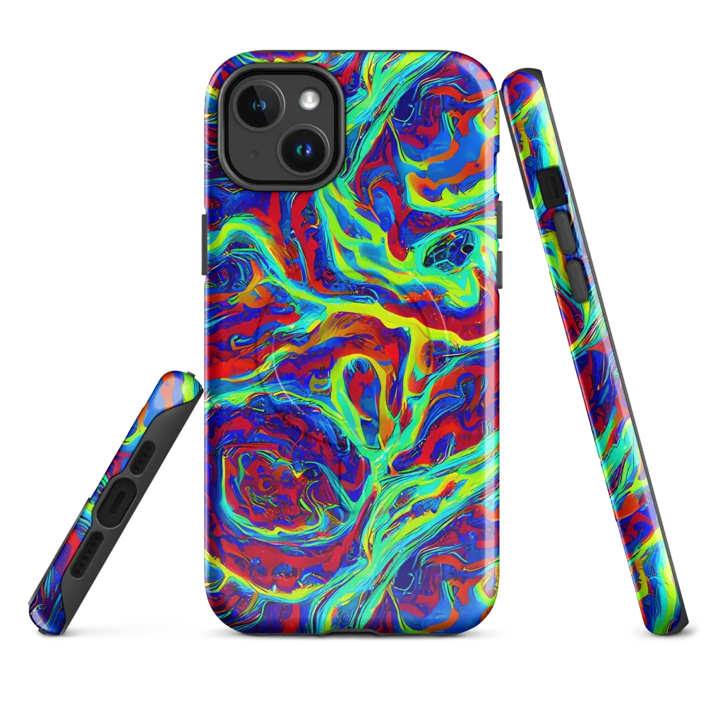 Voltage Marbling on MagSafe Tough Case for iPhone® — Front