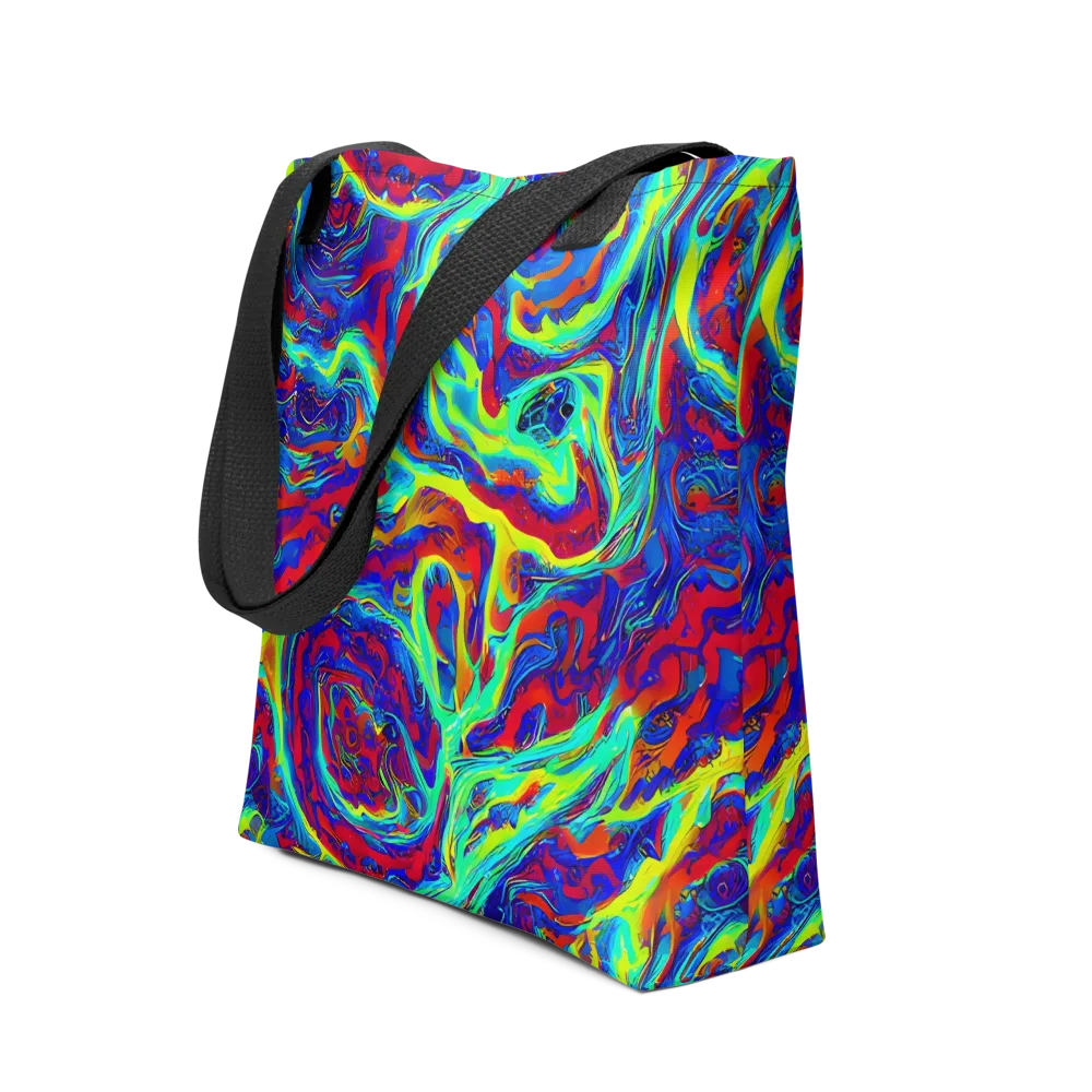 Voltage Marbling on Tote Bag — Front