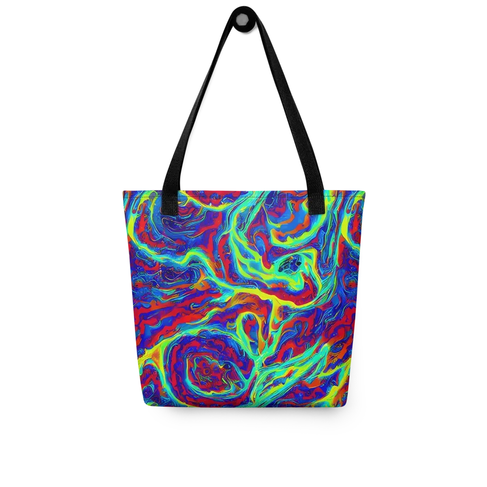 Voltage Marbling on Tote Bag — Front