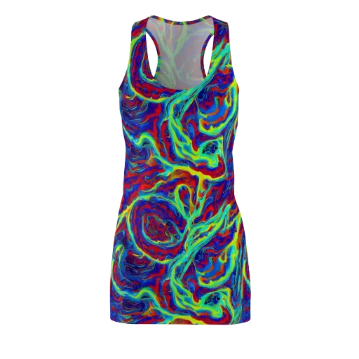 Voltage Marbling on a Racerback Dress
