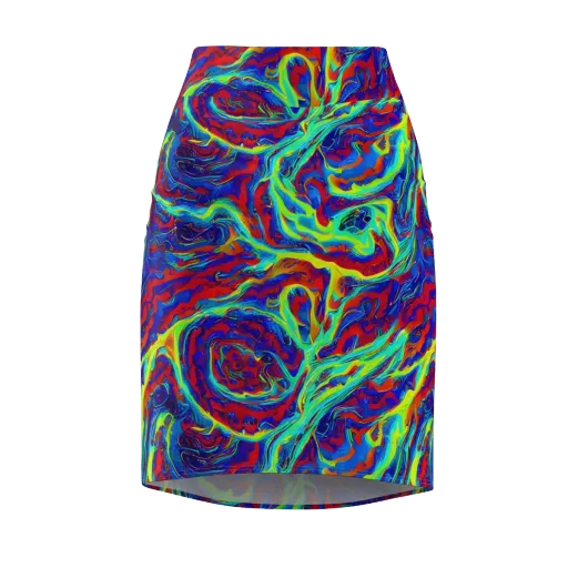 Voltage Marbling on a Pencil Skirt