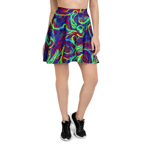 Voltage Marbling on a Skater Skirt