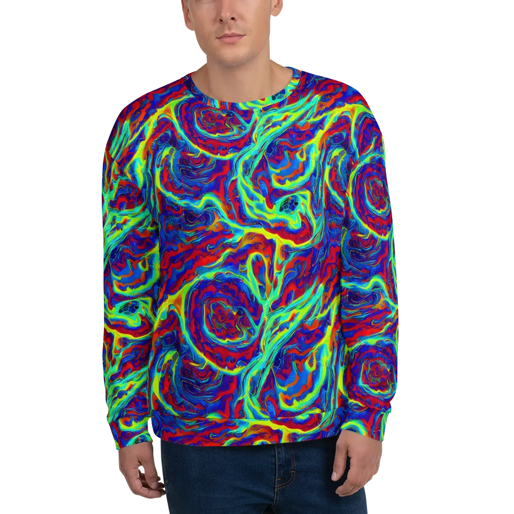 Voltage Marbling on Sweatshirt — Front