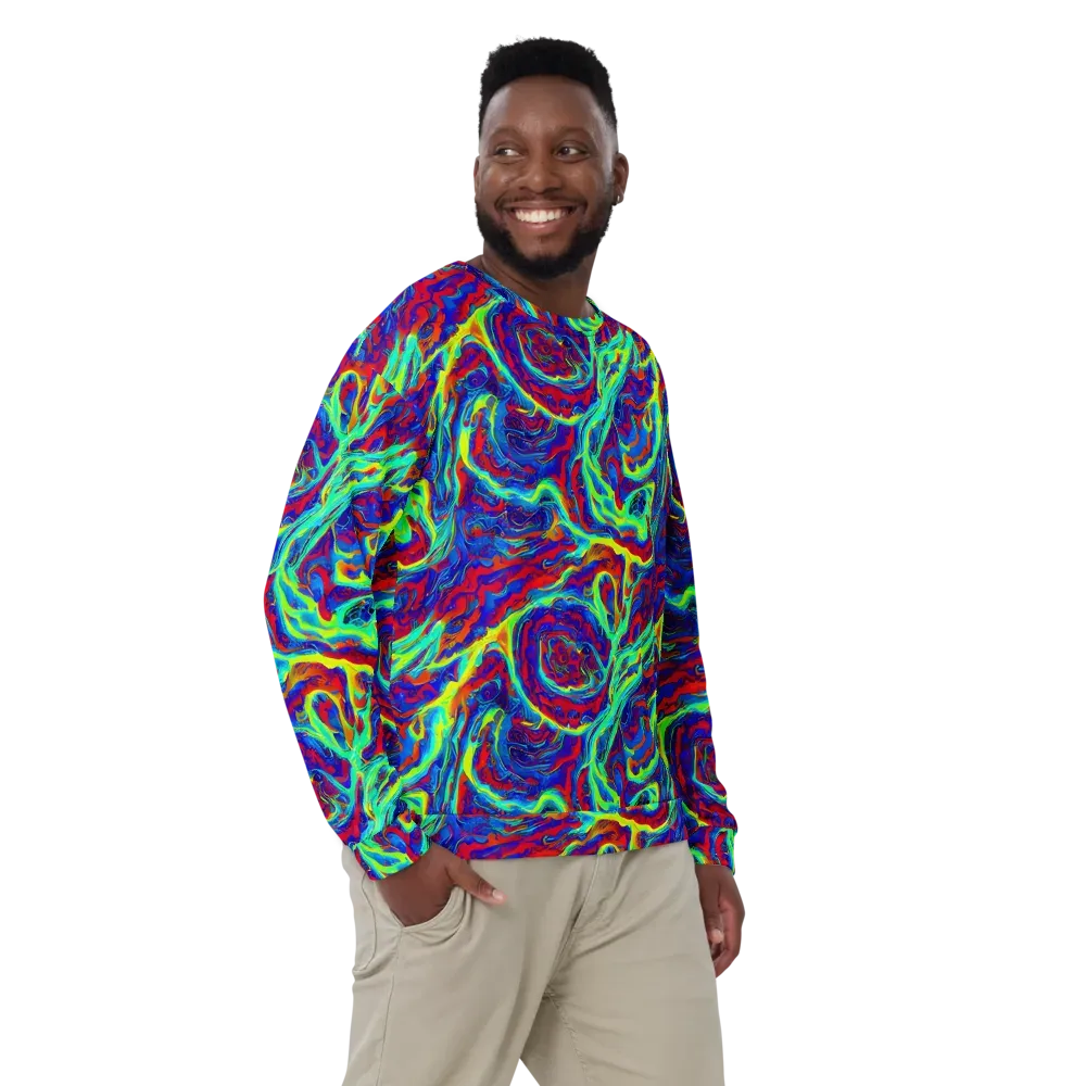 Voltage Marbling on Sweatshirt — Front