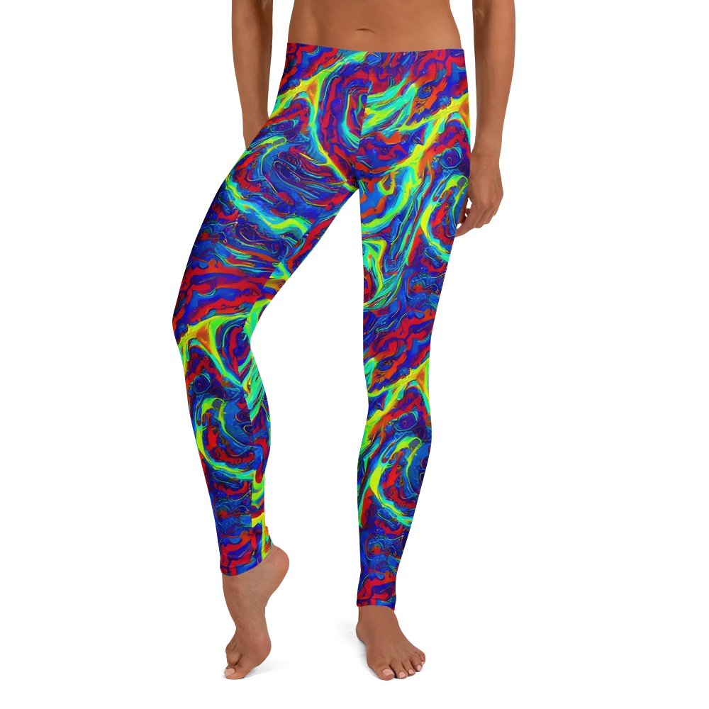 Voltage Marbling on Leggings — Front