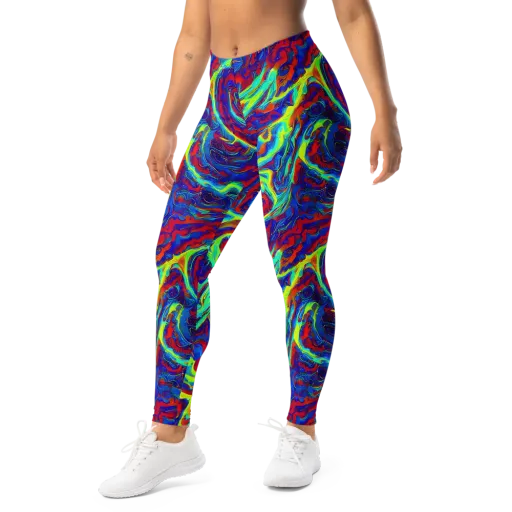 Voltage Marbling on a Leggings