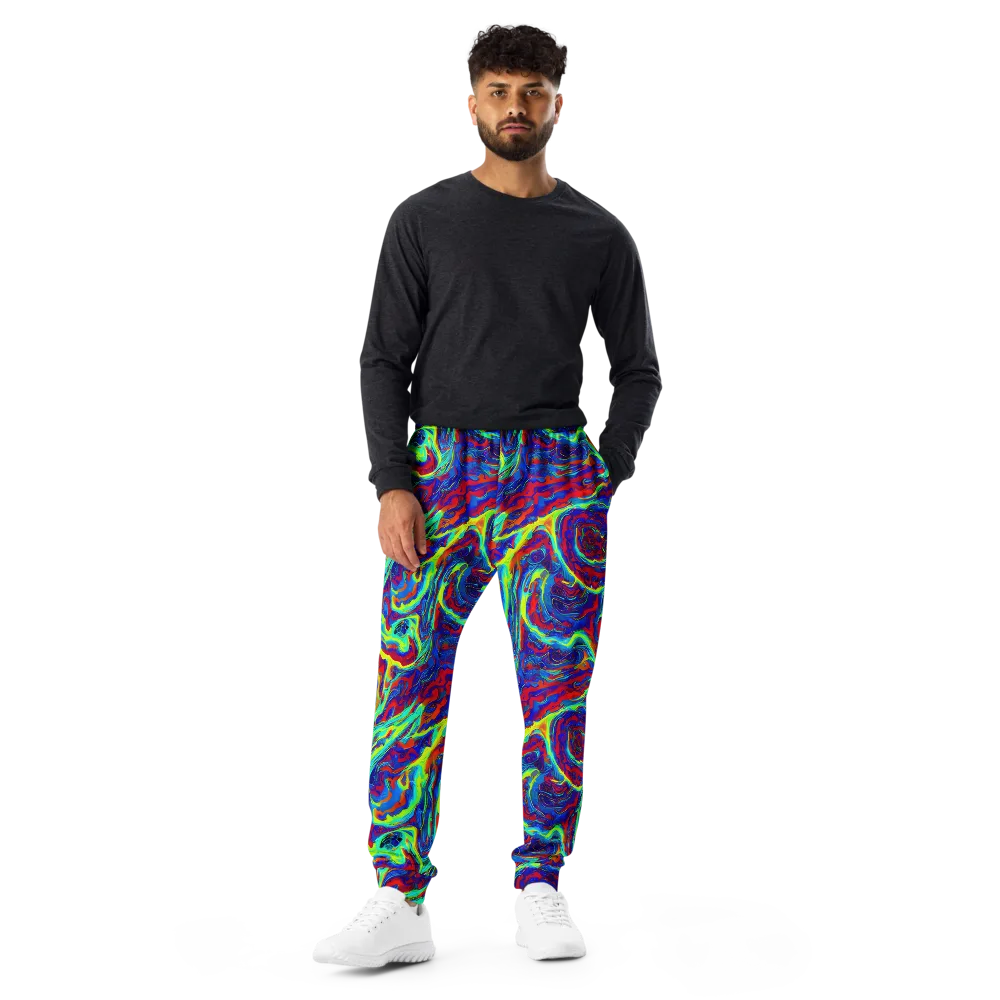 Voltage Marbling on Men's Joggers — Front