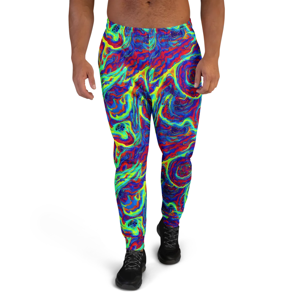 Voltage Marbling on Men's Joggers — Front