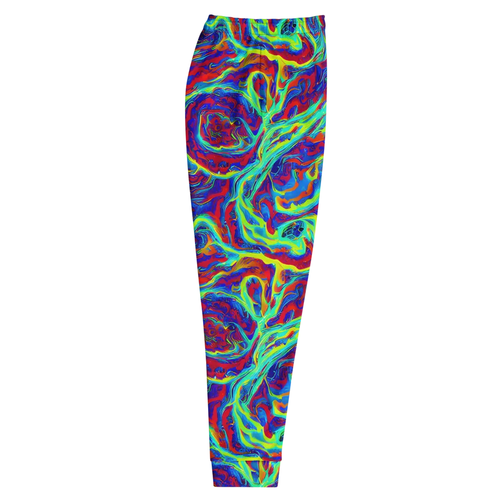 Voltage Marbling on Men's Joggers — Right