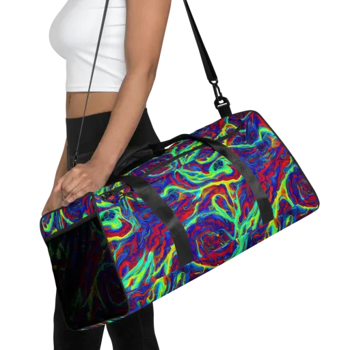 Voltage Marbling on a Duffle Bag