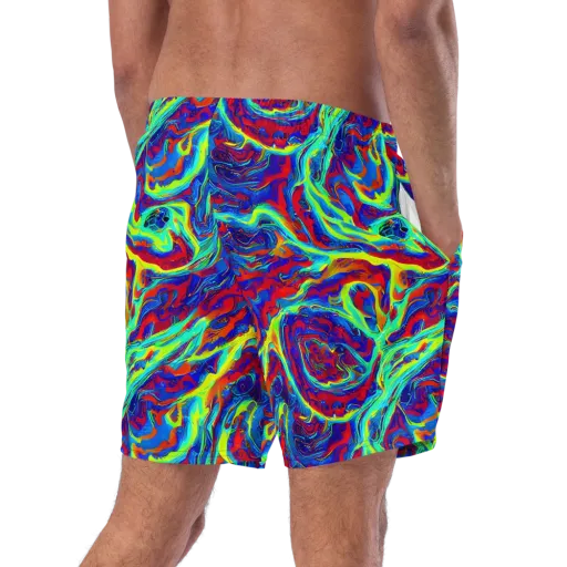 Voltage Marbling on a Swim Trunks