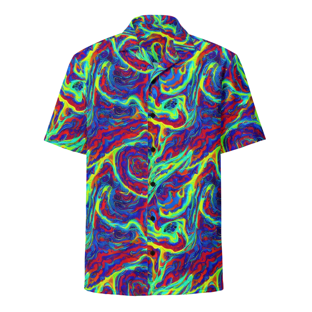 Voltage Marbling on Button Shirt — Front