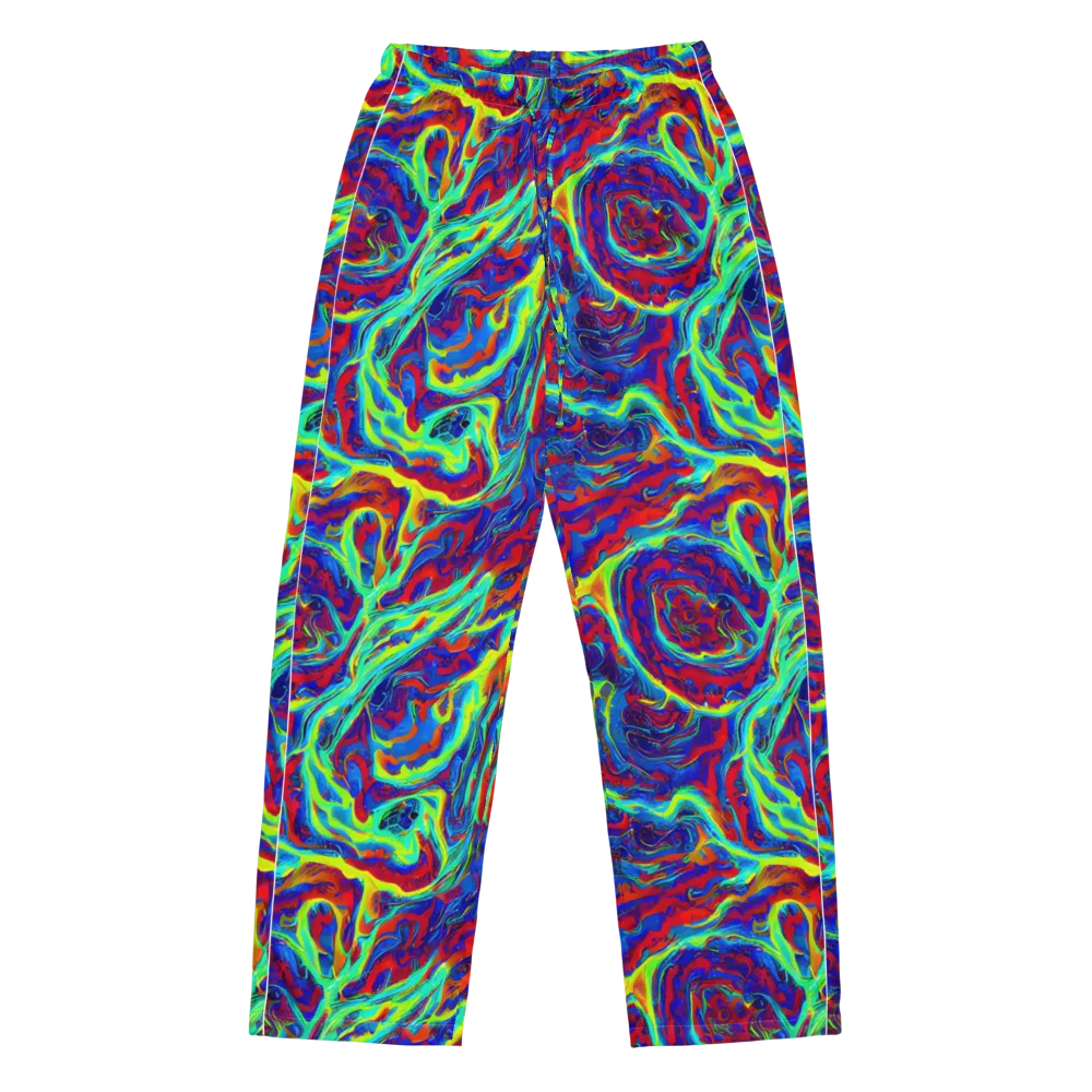 Voltage Marbling on Women's Pajama Pants — Front