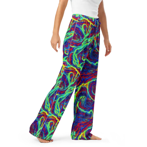Voltage Marbling on a Women's Pajama Pants