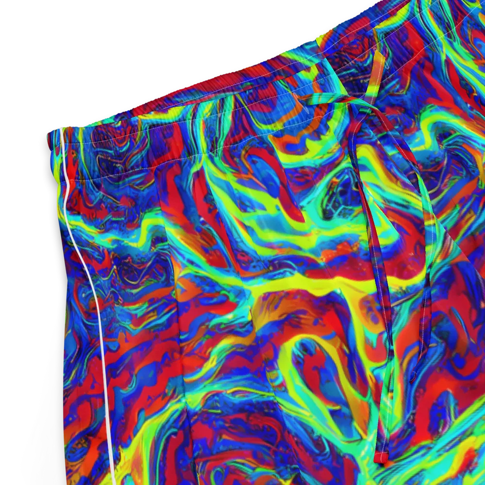 Voltage Marbling on Women's Pajama Shorts — Product details