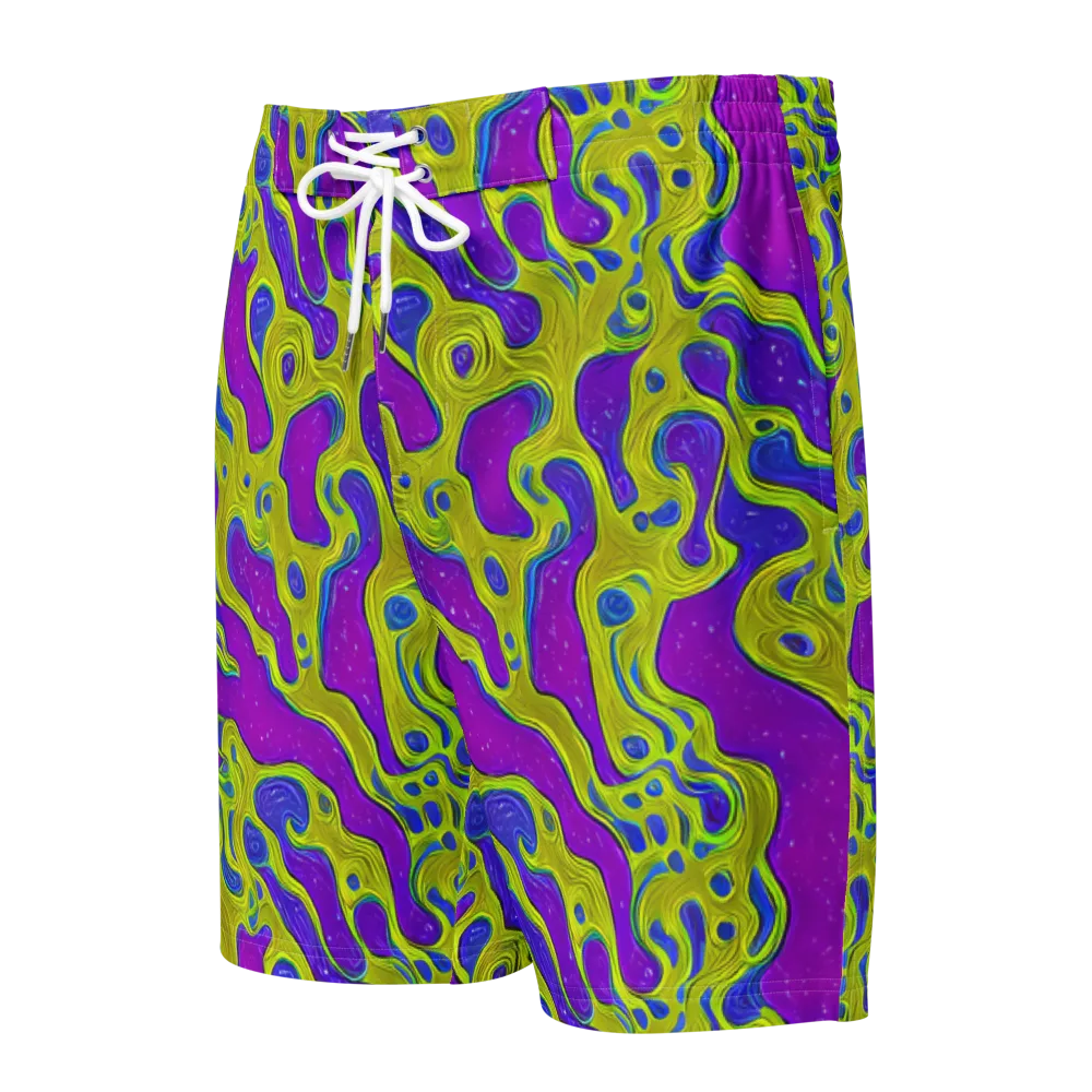 Electric Mire on Men's Board Shorts — Front