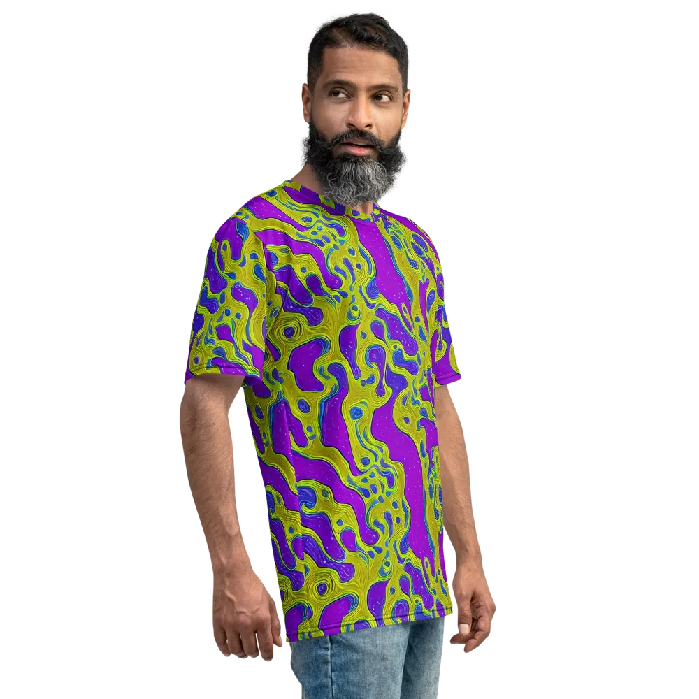 Electric Mire on Men's Crew Neck T-Shirt — Right