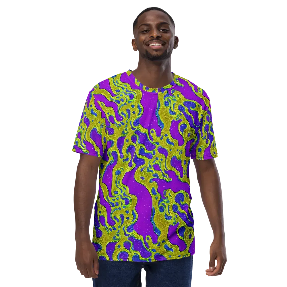 Electric Mire on Men's Crew Neck T-Shirt — Front