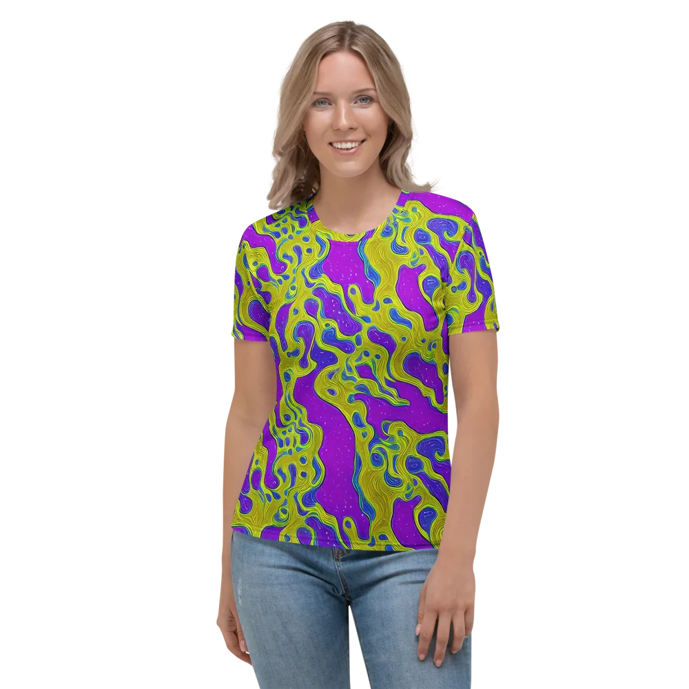Electric Mire on Women's Crew Neck T-Shirt — Front