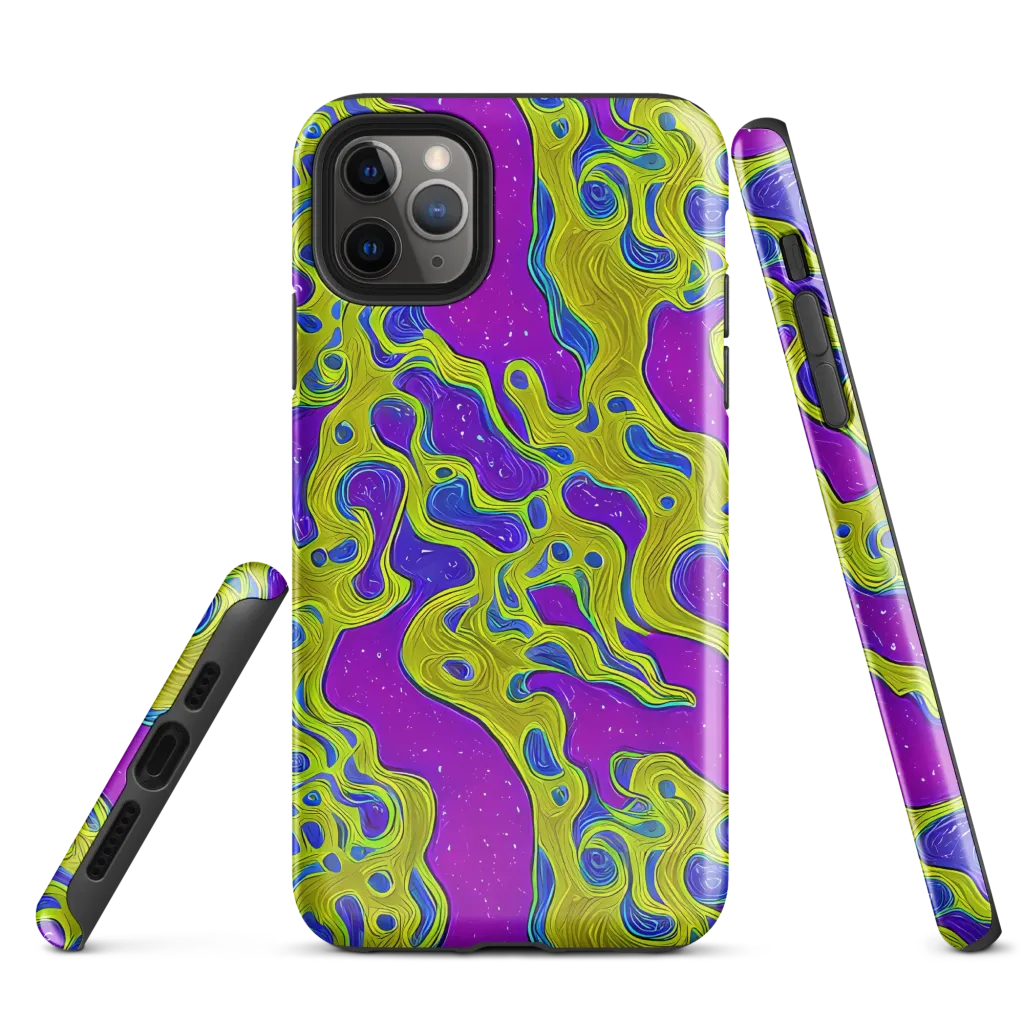 Electric Mire on Tough Case for iPhone® — Front