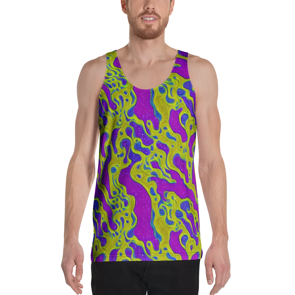 Electric Mire on Men's Tank Top — Front