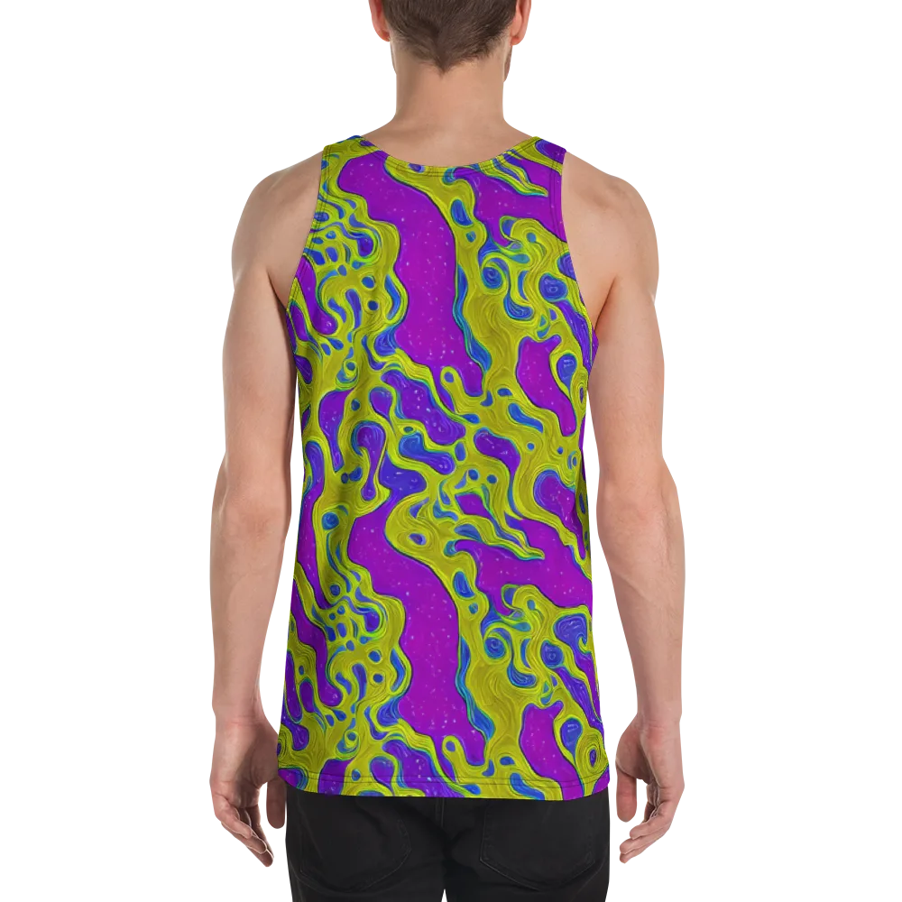 Electric Mire on Men's Tank Top — Back