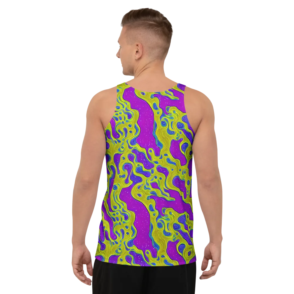 Electric Mire on Men's Tank Top — Back