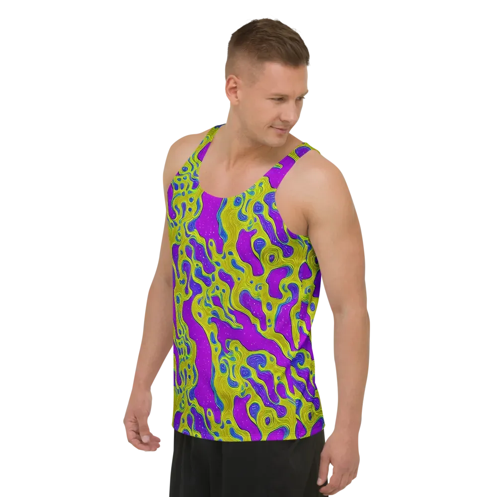 Electric Mire on Men's Tank Top — Left Front
