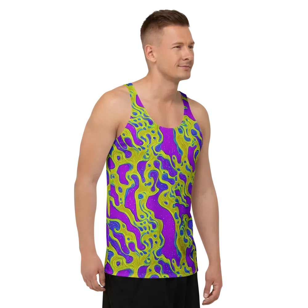 Electric Mire on Men's Tank Top — Right Front