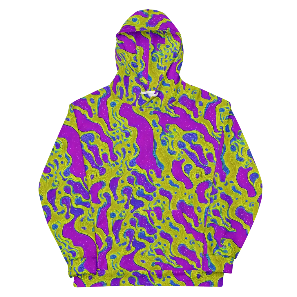 Electric Mire on Cotton Hoodie — Front
