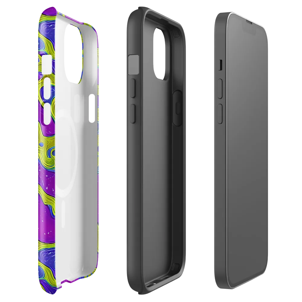 Electric Mire on MagSafe Tough Case for iPhone® — Front