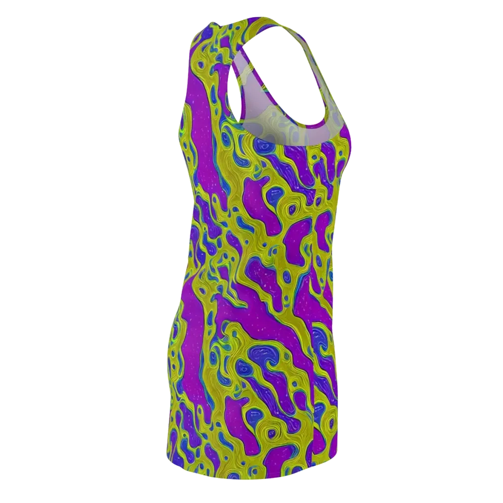 Electric Mire on Racerback Dress — Back Side