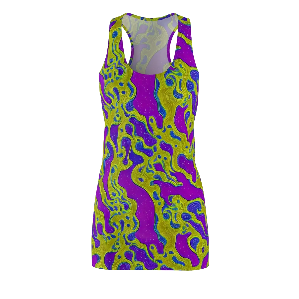 Electric Mire on Racerback Dress — Front