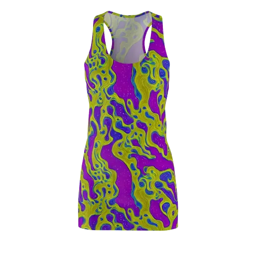 Electric Mire on a Racerback Dress