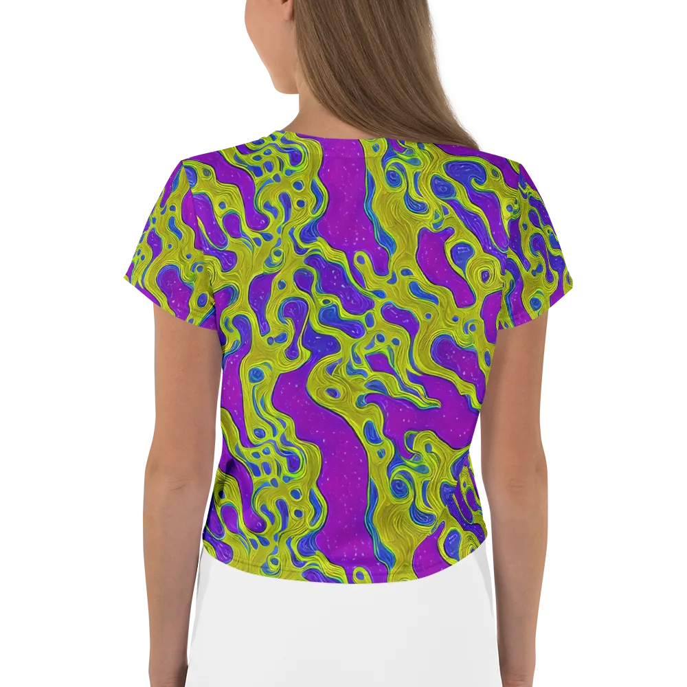 Electric Mire on Crop Tee — Back