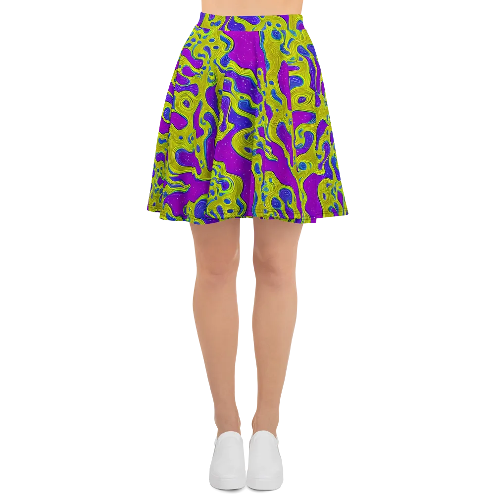 Electric Mire on Skater Skirt — Front