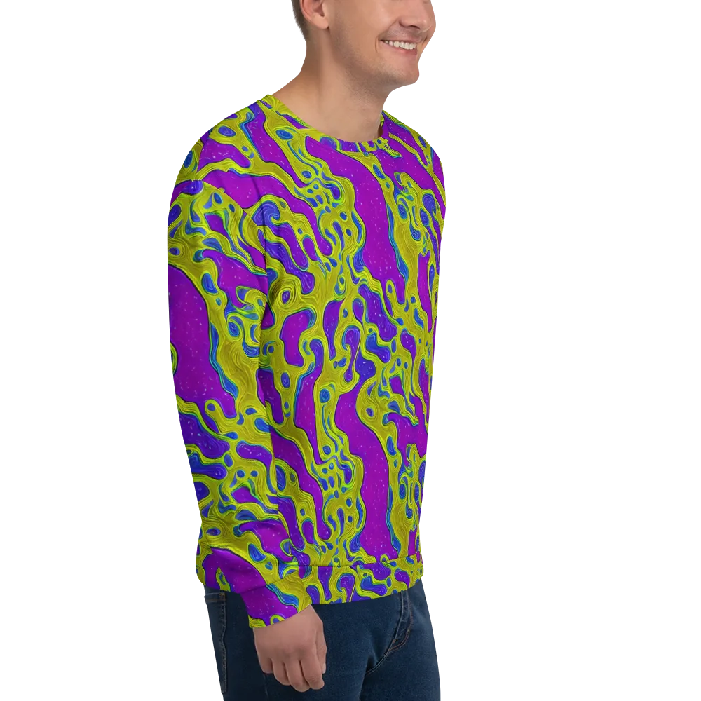 Electric Mire on Sweatshirt — Right Front