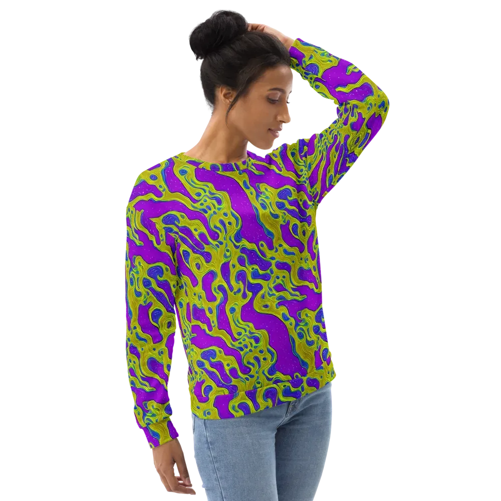 Electric Mire on Sweatshirt — Right Front