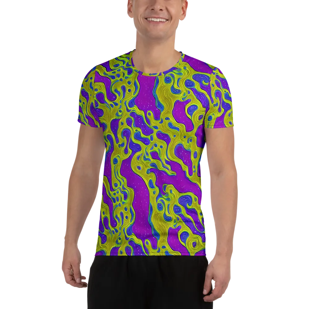 Electric Mire on Men's Athletic T-Shirt — Front
