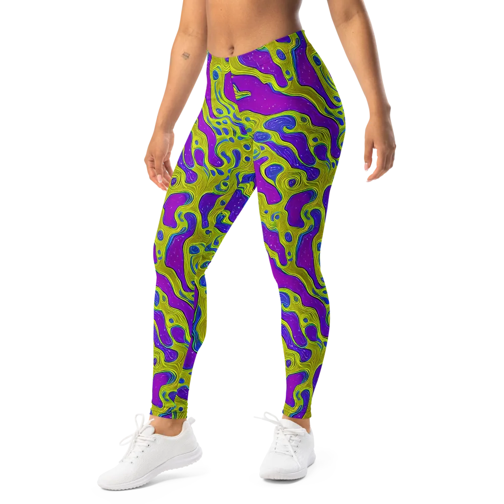 Electric Mire on Leggings — Left Front