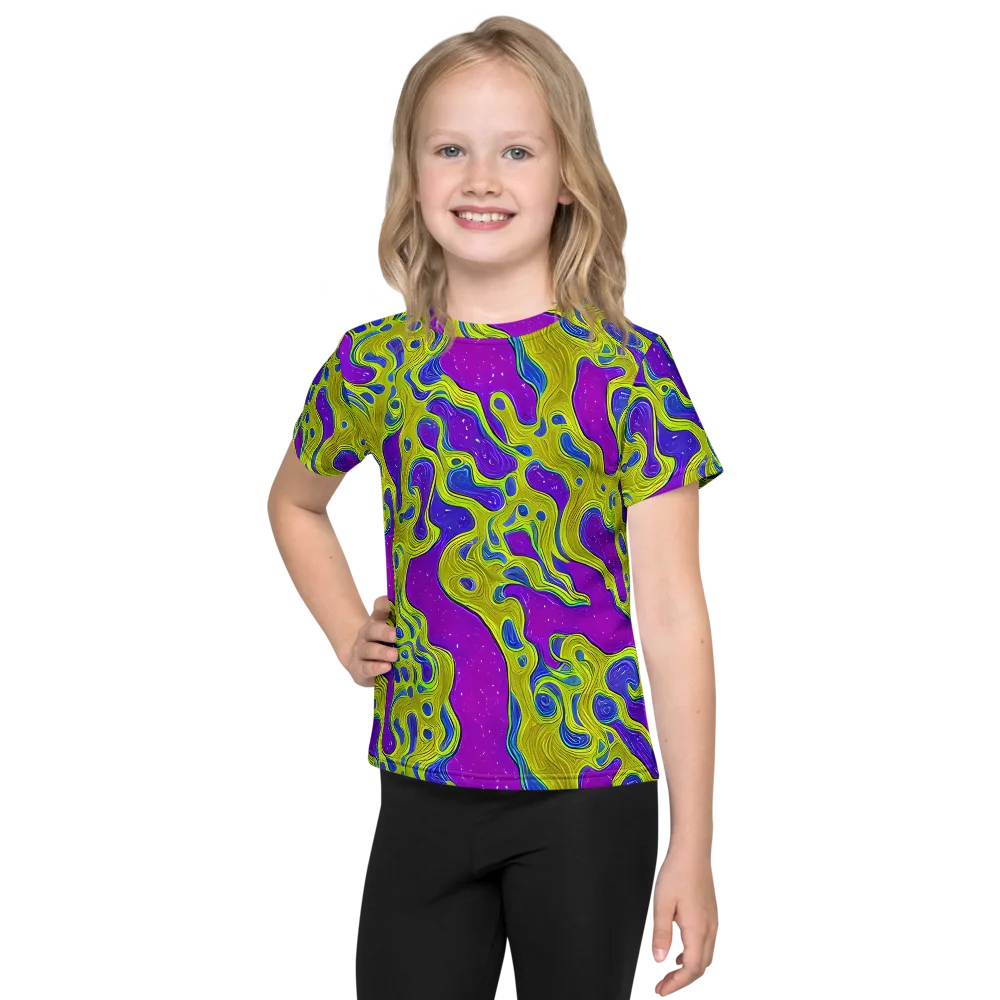 Electric Mire on Kids Crew Neck T-Shirt — Front