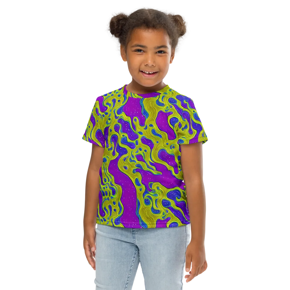 Electric Mire on Kids Crew Neck T-Shirt — Front