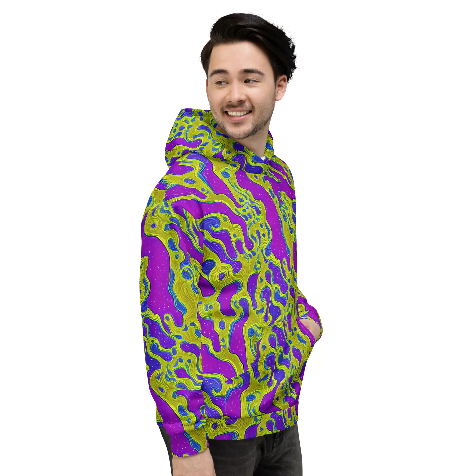 Electric Mire on Hoodie — Right