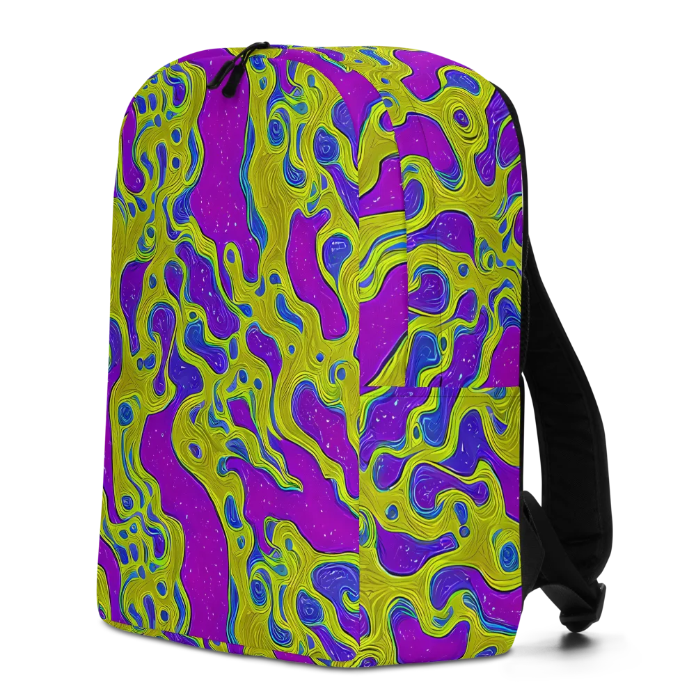 Electric Mire on Minimalist Backpack — Left