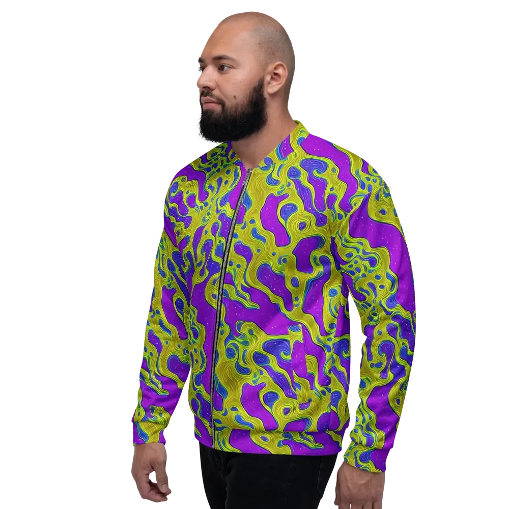 Electric Mire on Bomber Jacket — Left