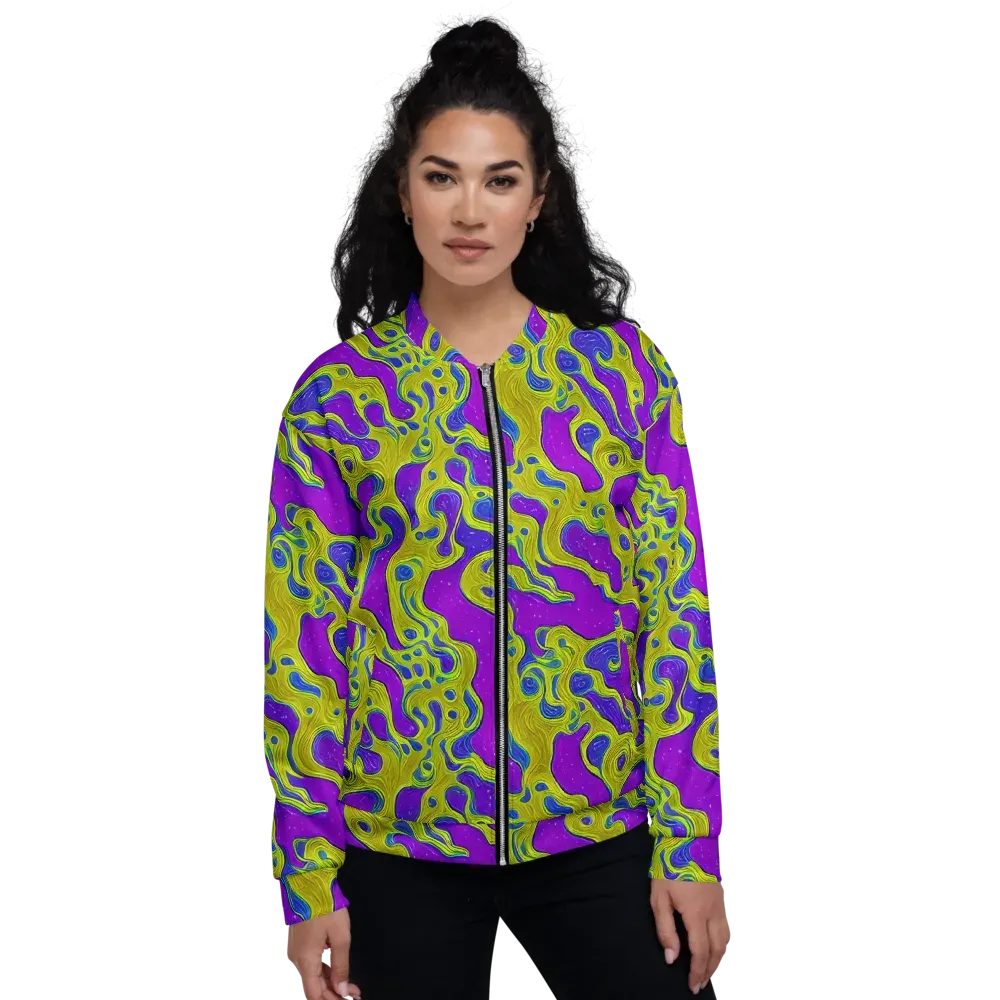 Electric Mire on Bomber Jacket — Front
