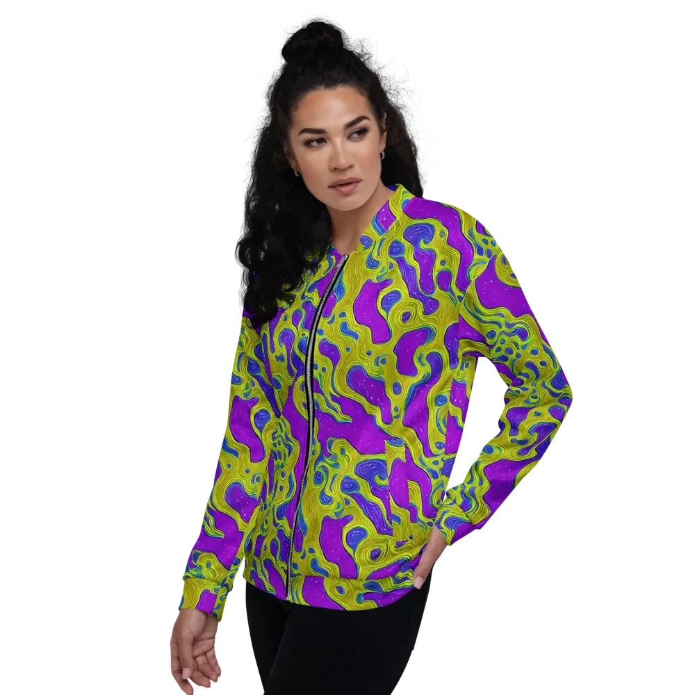 Electric Mire on Bomber Jacket — Left