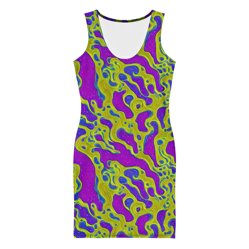 Electric Mire on Bodycon Dress — Front
