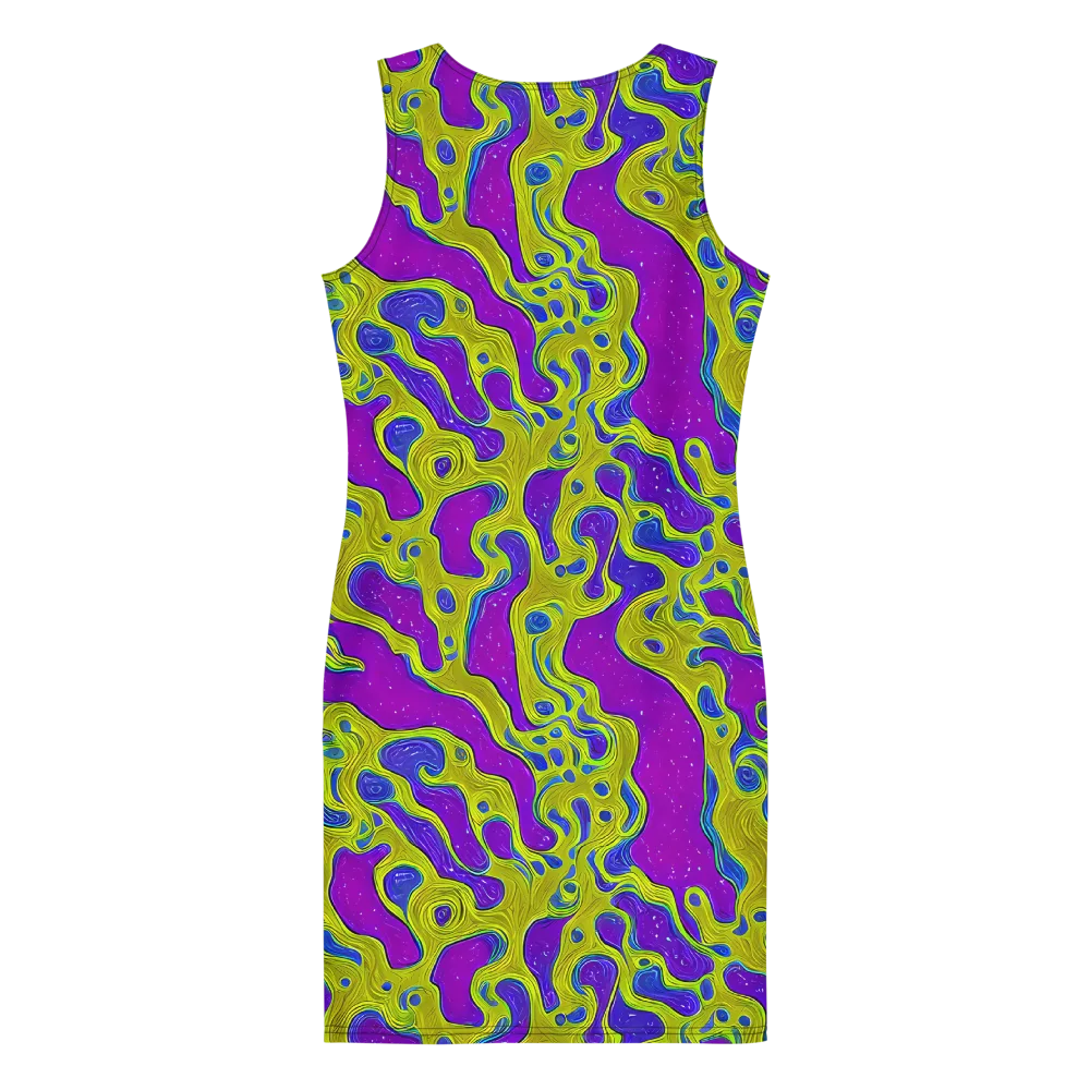 Electric Mire on Bodycon Dress — Back